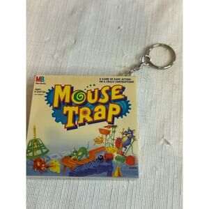 Vintage Mouse Trap Game Keychain 1999 GUC